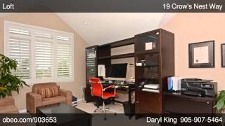 preview picture of video '19 Crows Nest Way Stouffville ON L4A0T1 - Daryl King'