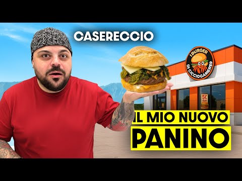 Ciccio DEDICATES me the HOMEMADE SANDWICH and puts it in his HAMBURGERY