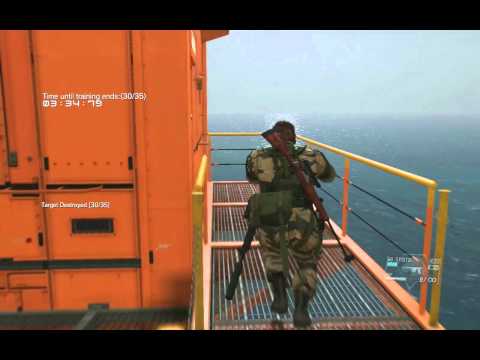 METAL GEAR SOLID V: ＳＰＥＥＤＲＵＮ � Side Op #152: Target Practice (R&D) ★2m57s remaining