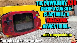 The POWKIDDY A30 Retro Emulation Handheld HAD Potential...(In-Depth Review, Gameplay & Teardown)