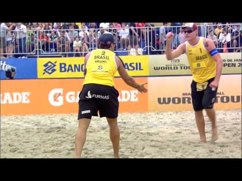 Alison/Bruno Schmidt vs Capogrosso/Mehamed (Quarterfinals) RIO OPEN 2015