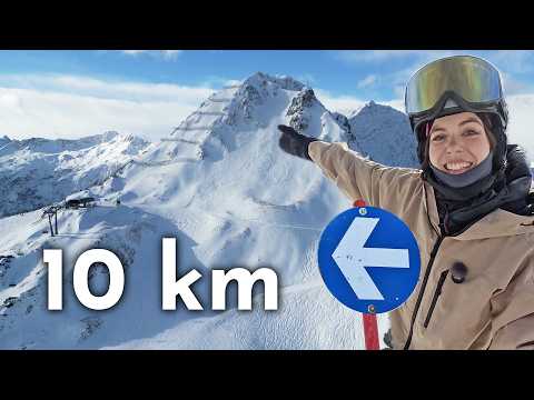 The longest BLUE ski slope in Austria: 10 km of pure skiing fun!