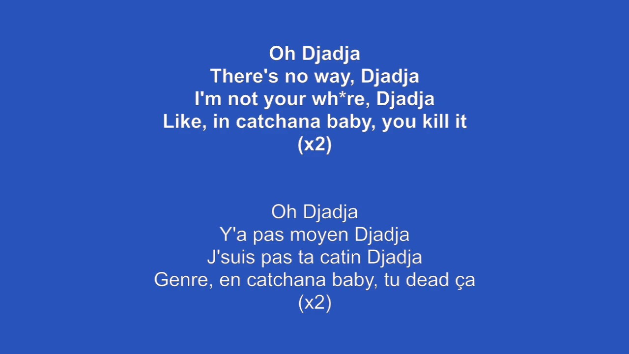 Aya Nakamura - Djadja | English Translation and Lyrics