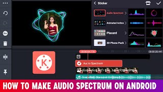 How To Make Audio Spectrum In Kinemaster  Audio Vi