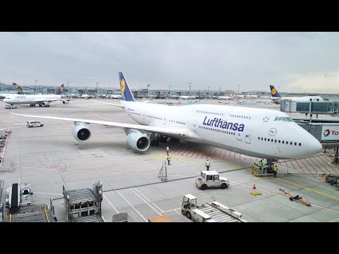 Lufthansa Business Class -  Boeing 747-8 'Upper Deck' - Frankfurt to Tokyo Video