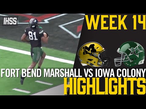 Intense Playoff Highlight: Fort Bend Marshall vs Iowa Colony at NRG Stadium