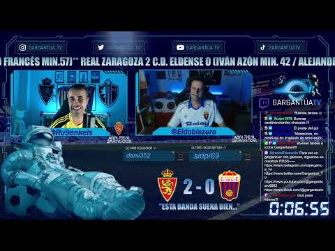 REAL ZARAGOZA 2 CD ELDENSE 0. POST PARTIDO EN ADN REAL ZARAGOZA   🦁🔵⚪