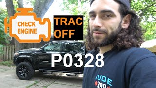 Mice Chewed Knock Sensor Wire Harness on my 2017 Tacoma - P0328 - CHECK ENGINE - TRAC OFF - 3rd Gen