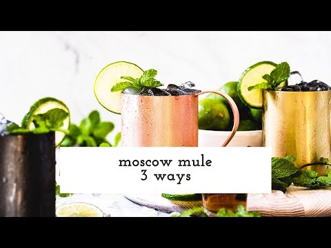 How to Make Moscow Mule 3 different ways!