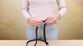 Замшевий стильний жіночий ремінь 20765 Vintage темно-коричневий