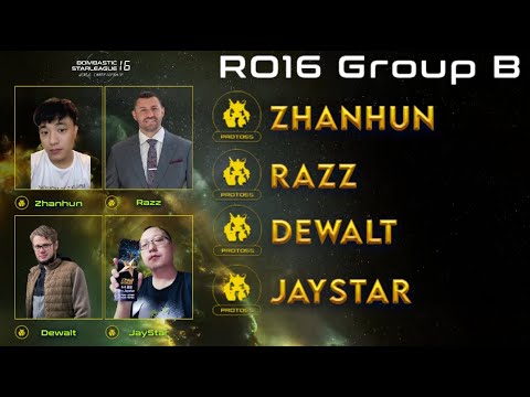 BSL16 - RO16 Group B - Zhanhun, Dewalt, Razz, JayStar - StarCraft BroodWar Remastered Tournament