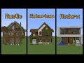 Minecraft Build School Building Different Styles