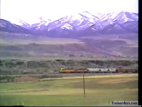 Classic Railroad Series 874 - Chasing Chessie 6061 in Idaho 3-15-1995 Part 6