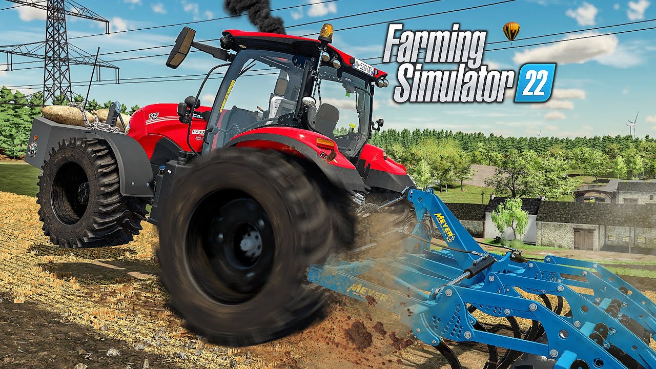 Case Maxxum BIG TIRES TUNING | Test with Heavy Equipment in Extreme Conditions | FS 22