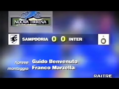 Sampdoria-Inter 0:0, 1995/96 - Domenica Sportiva (espulsione di Roberto Mancini)