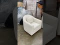 Cozy transitional style swivel chair!