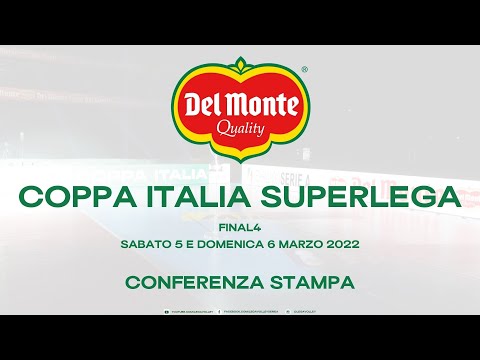 01-03-2022: #delmontecoppa - Conferenza Stampa Del Monte Coppa Italia SuperLega Final4
