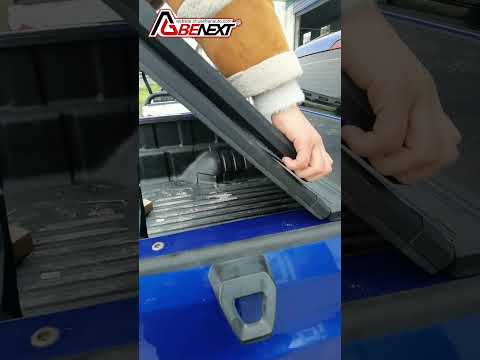 Hard tri-fold tonneau cover easy to install #pickup #truckaccessories #truck #cover