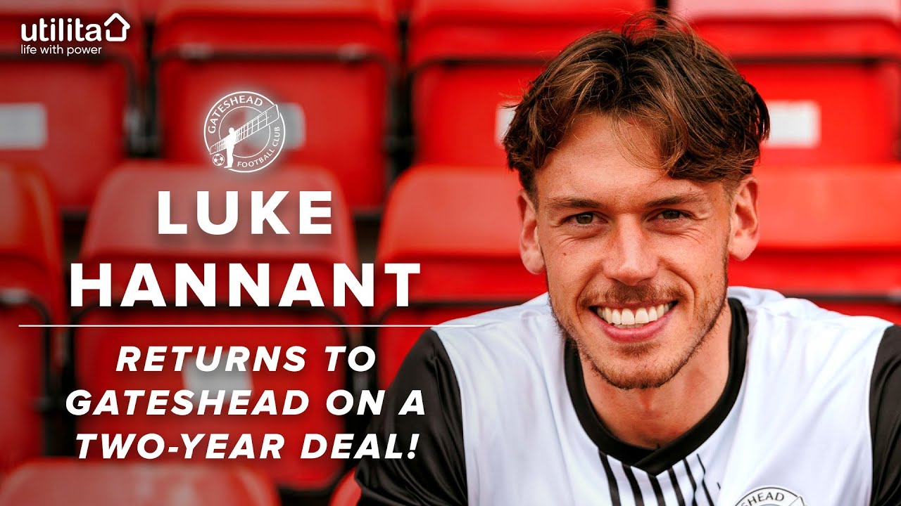 “I want to come here and kick on again” 👊 | Luke Hannant returns to Gateshead | INTERVIEW