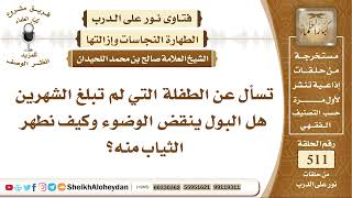 صورة 6391 -  هل بول الطفلة التي لم تبلغ شهرين تنقض الوضوء ؟ - نور على الدرب