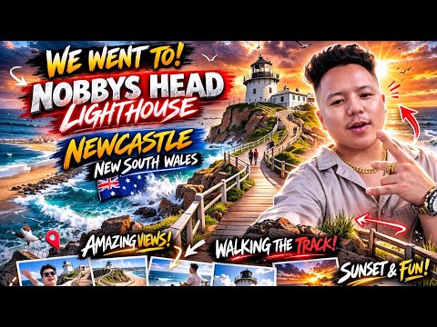 Chasing Views at Nobbys Head Lighthouse, From Beach to Lighthouse