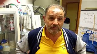 VIDEO: MONTALTO JUNIORES: IL COMMENTO A FINE GARA DI MISTER STEFANO VEZZANI