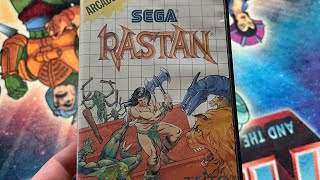 Rastan Sega Master System gameplay, playing on the Msster Sytem converter.