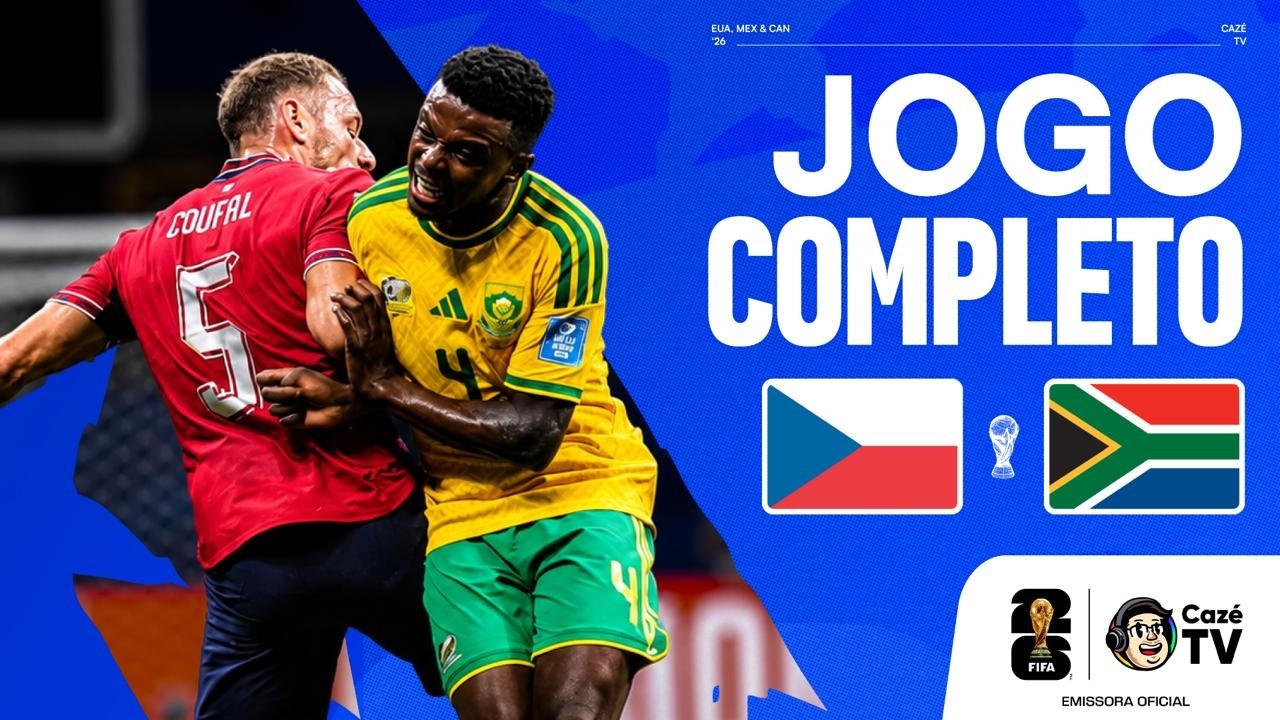 JOGO COMPLETO: TCHÉQUIA X ÁFRICA DO SUL | COPA DO MUNDO FIFA™ 2026 | 2ª RODADA | FASE DE GRUPOS