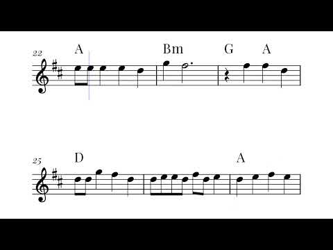 Taylor Swift - LOVE STORY | OBOE EASY Sheet Music