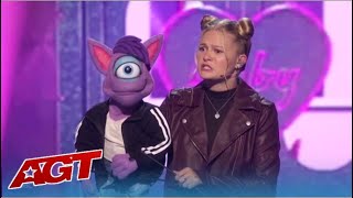Darci Lynne, 15, Is BACK On America&#39;s Got Talent Indroduces Her NEW Puppet Friend Who Can RAP!