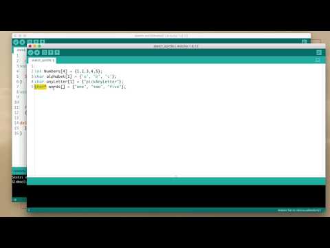 Arduino, del 9: Array-variabel