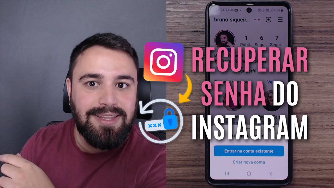 COMO RECUPERAR A SENHA DO INSTAGRAM PELO CELULAR