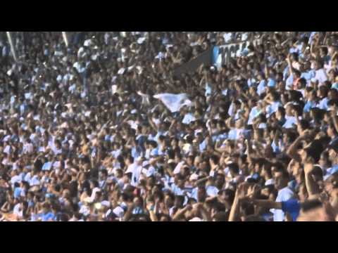 "Muchachos / Racing Campeon 1 - Godoy Cruz 0" Barra: La Guardia Imperial &bull; Club: Racing Club