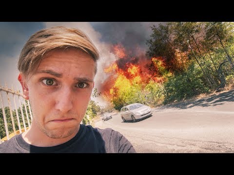 FIRE AND FIREFIGHTERS ON SET - Cane Secco