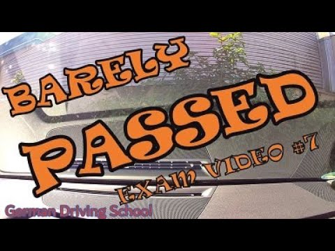 Real Driving Exam Test #7 - German Driving School - 08/2022 - Fahrschule English