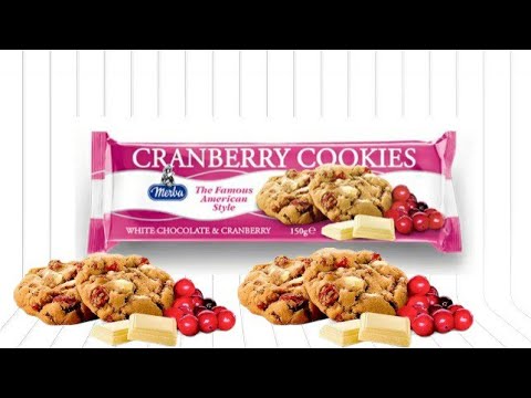 MERBA CRANBERRY & WHITE CHOCOLATE COOKIES