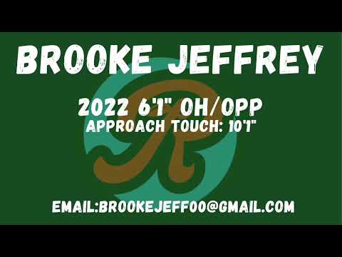 Brooke Jeffrey 2022 6'1" PIN - Windy City Highlights