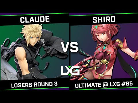 Claude (Cloud) vs Shiro (Pyra Mythra) - Smash Ultimate @ LXG 65