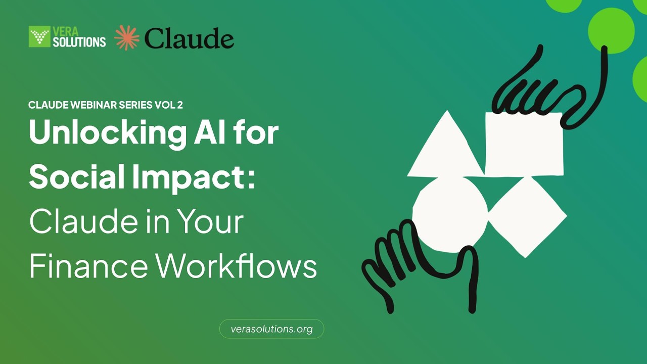 Unlocking AI for Social Impact: Claude in Your Finance Workflows