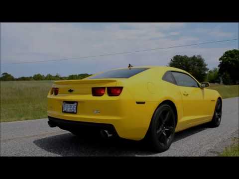 2012 Camaro V6 with MBRP Axle-Back Exhaust (Before and After)