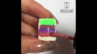 Sponge Gradient/Ombre Nail Art Tutorial Creative Rose Manicure DIY with Gel Polish