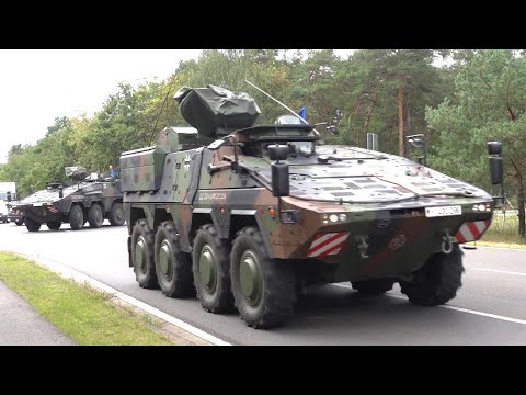 Quadriga 2025- Boxer, Fuchs und Eagle mit Nachschubkolonnen bei Beelitz