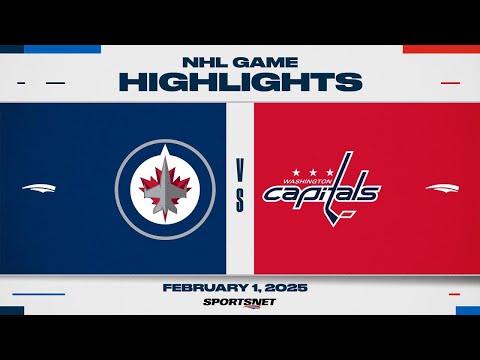 NHL Highlights | Jets vs. Capitals - February 1, 2025