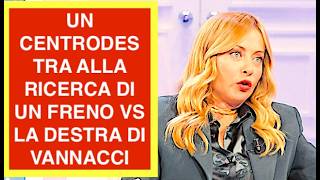 UN CENTRODESTRA ALLA RICERCA DI UN FRENO VS LA DESTRA DI VANNACCI