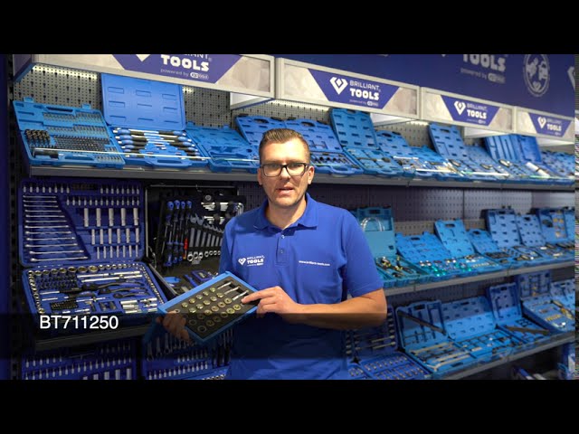 Video Teaser für BRILLIANT TOOLS BT711250 Öl-Ablass-Gewinde Reparatursatz, 64-Tlg