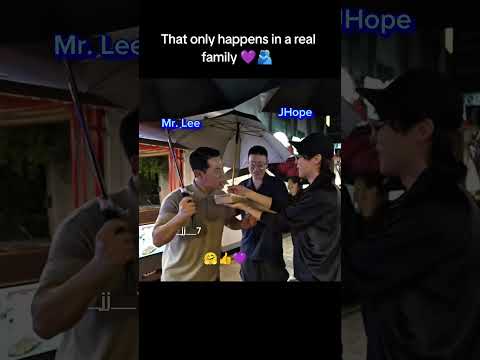 JHope and Mr. Lee eating together 💜 It's a family 💜 #bts