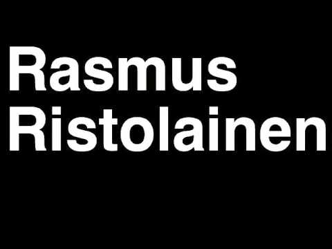 How to Pronounce Rasmus Ristolainen Buffalo Sabres NHL 2013 Draft Pick Hockey Player