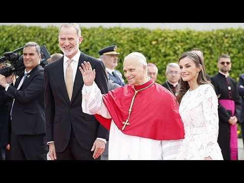 Llegada del Papa León XIV a Madrid