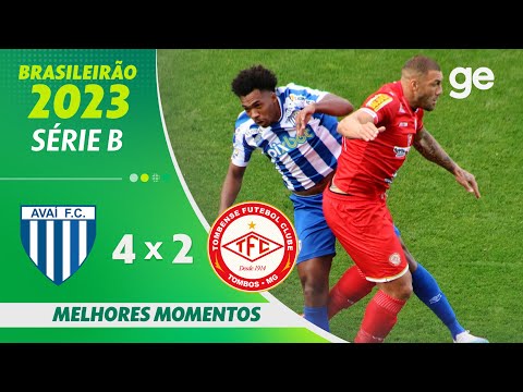 Gols e lances de Avaí x Tombense