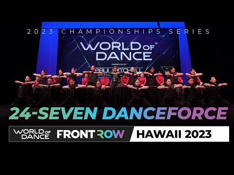 24-Seven Danceforce | 1st Place Team | FrontRow | World of Dance Hawaii 2023 | #WODHI23